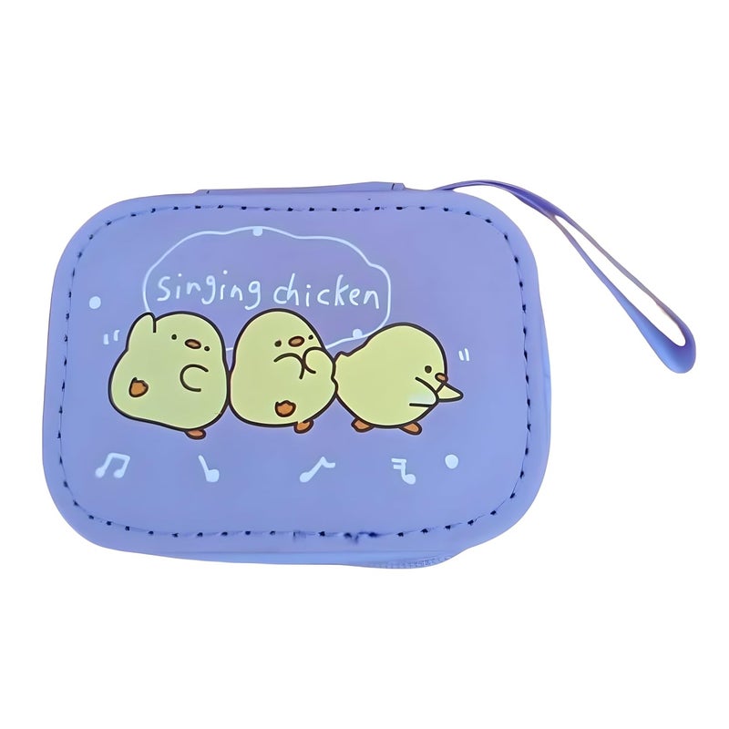 REPISH Rectangular Small Wallets for Women Coins Zipper Pocket Purse for Girls Kids Storage Bag Stylish Coin Pouch Bag Birthday Gift Return Gift Multidesign Pack of 1 (Color:Multi) - Image 5