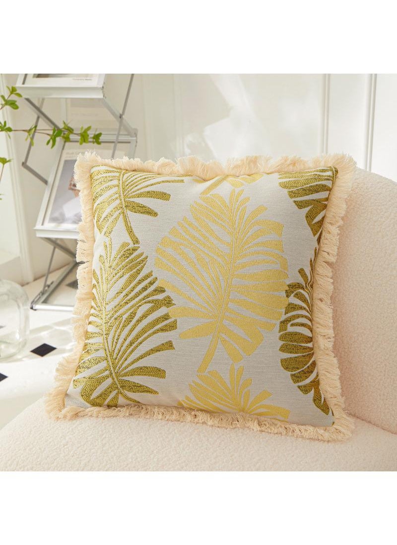 Y&D Tassel pillow, living room sofa, dining room cushion cover, bedroom bay window decoration 45*45cm 