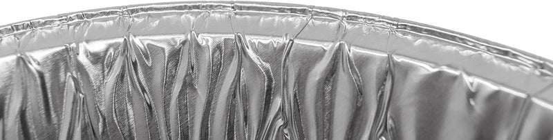 Fig & Leaf (60 Pack) Premium 9-Inch Pie Pans l Disposable Aluminum Foil l Heavy-Duty l Tin Plates for Tart Quiche Pies - Image 4