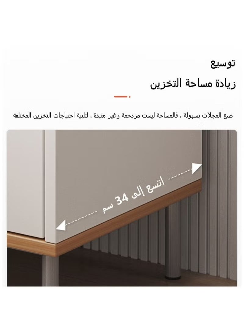 Stubborn - Large-capacity MDF Engineering Board Storage Home Bedside Coffee Table And Nightstand With Drawer - Image 1