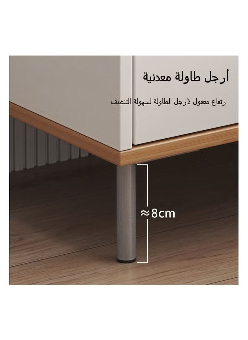 Stubborn - Large-capacity MDF Engineering Board Storage Home Bedside Coffee Table And Nightstand With Drawer - Image 1
