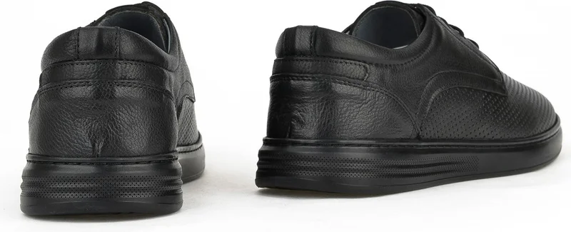 Ziya , Men's Genuine Leather Shoes 1411025Z946 Black