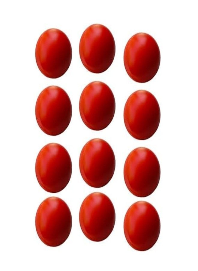 STEFFER Plastic Cricket Training Balls 80gm | Heavy Duty Balls for Practice, Indoor & Outdoor Cricket | Hard Plastic Ball for Bounce & Bowling Drills (Red) (Pack of 12) - Image 2