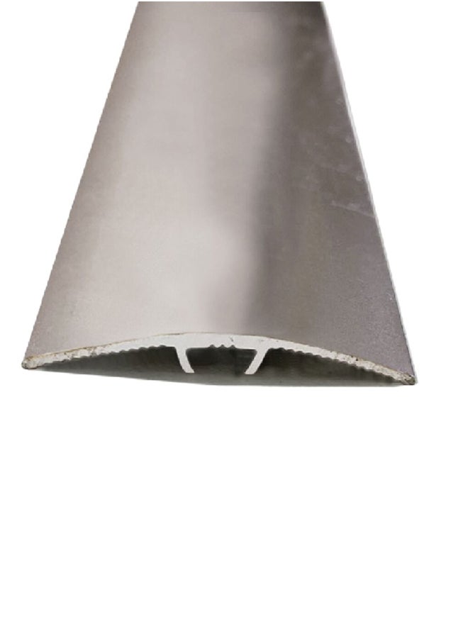 INTCO - Premium Interior Decoration Aluminum T-Moulding Profile for Flooring Matt Silver 0.5 x 4 x 270 cm AL-T-MS - Image 1