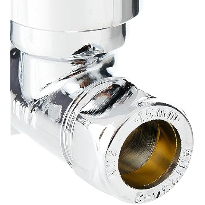 KRA-002 STRAIGHT RADIATOR & TOWEL WARMER VALVES, CHROME - Image 3