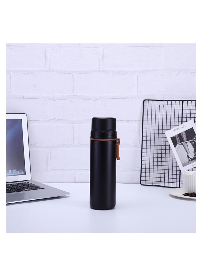 Excefore 450ml Insulated Water Bottle Stainless Steel Vacuum Coffee Cup with Handle, Flask Double Walled Sport Travel Mug with Leakproof Lid, Keep Hot & Cold 12 Hours BPA Free, 15oz - Image 5