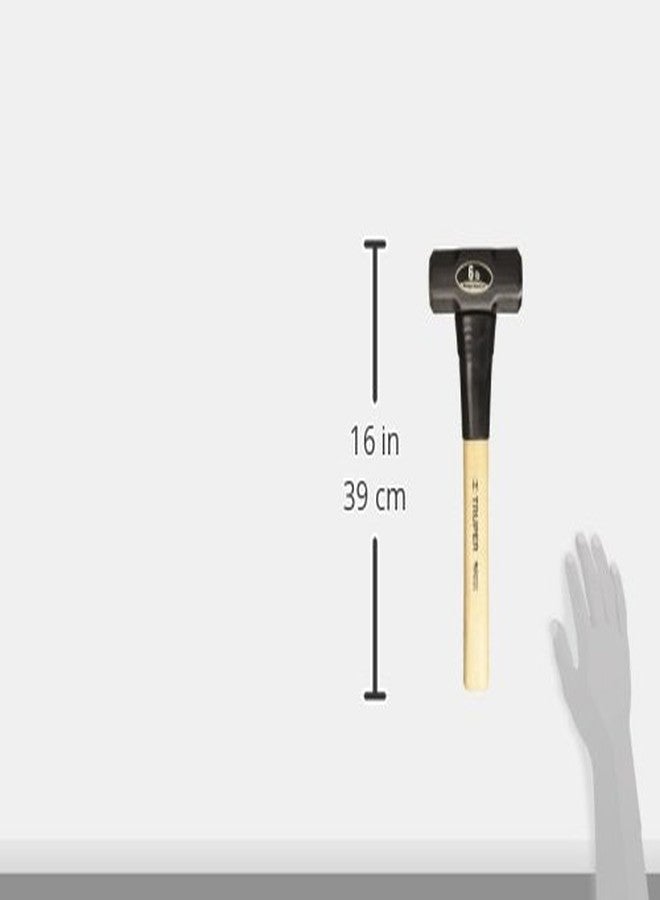 Truper 33186 6-Pound Sledge Hammer, Hickory Handle, 16-Inch - Image 3