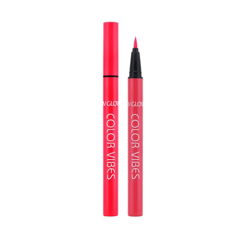 Wismee UV Glow Neon Liquid Eye liner, Matte Colored Eye liners Pen, Rainbow Colorful Neon Eye liner Pencil Pigmented Waterproof Smudgeproof Long Lasting Eye Liner for Halloween Christmas Makeup (Pink) - Image 2