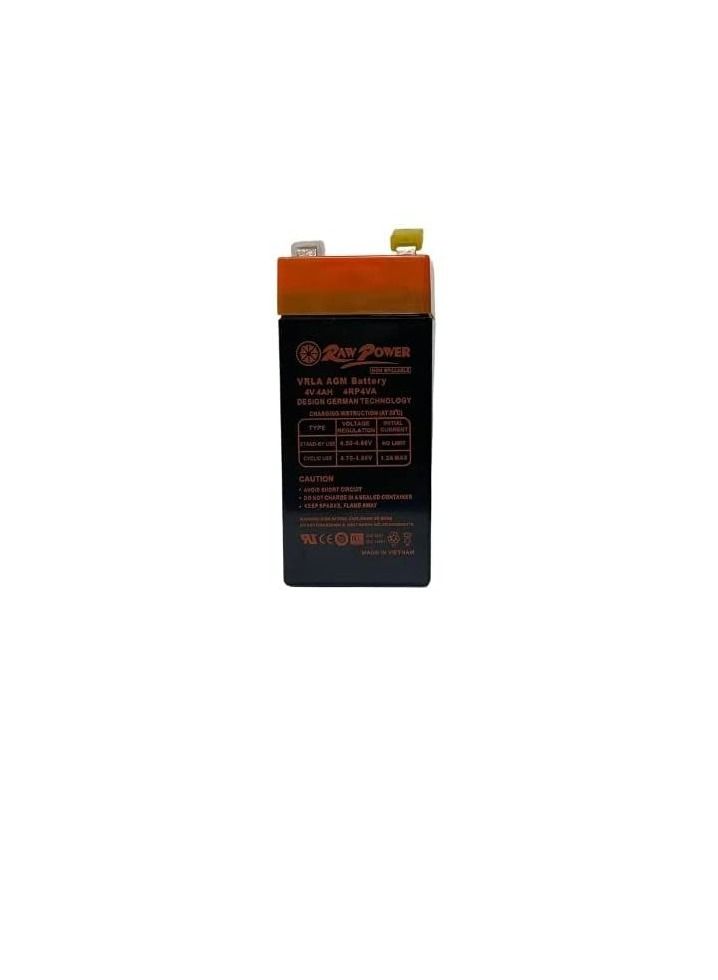 Raw Power RawPower VRLA AGM Non Spillable Battery Made in Vietnam (4V 4AH) - Image 3