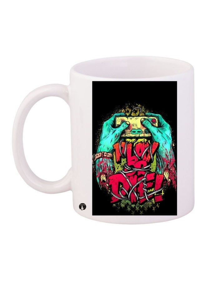 Printed Coffee Mug Multicolour