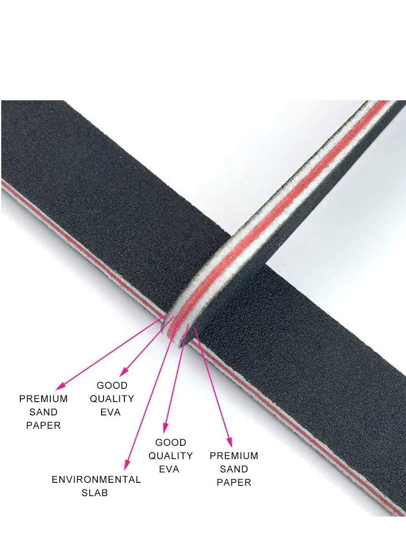 Excefore Nail File Set, Double Sided 100/180 Grit Fingernail Files for Women, Professional Manicure Pedicure Tools 50Pcs Set Home and Salon Use - Image 4