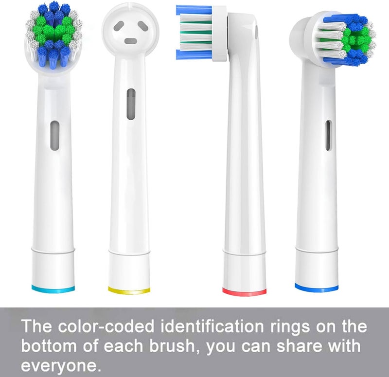 genkent Replacement Toothbrush Heads Compatible with Oral B Braun 20 Pcs Professional Electric Brush Heads for Oral B Replacement Heads Refill Pro 50010001500300037575000700075008000 - Image 5