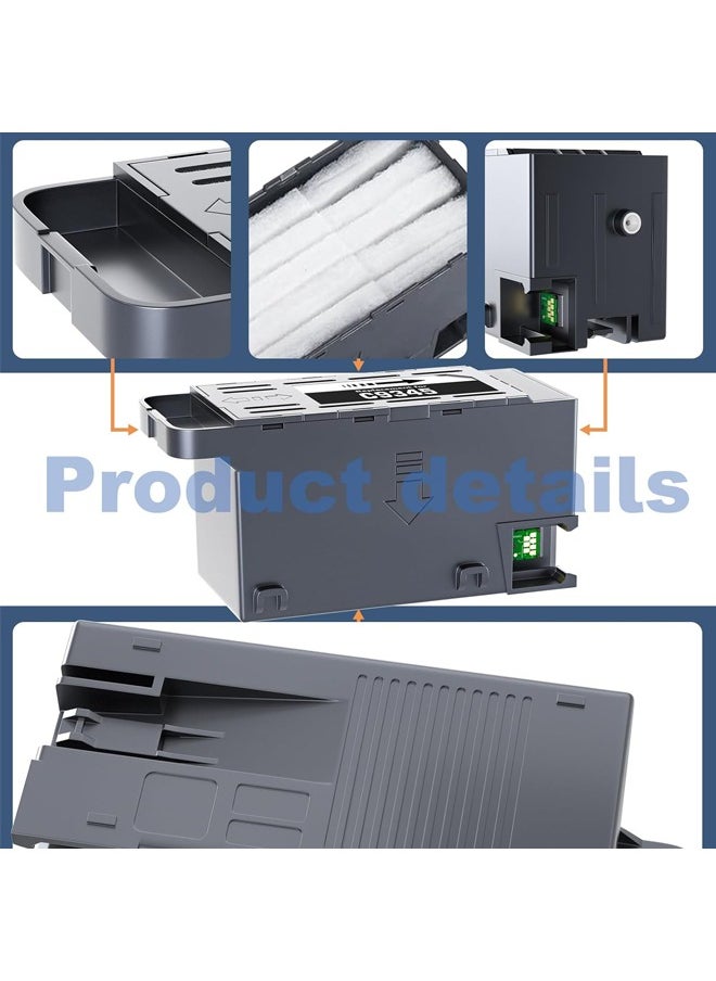 أوفيس ميكر Office Maker C9345 Ink Maintenance Box for EcoTank ET-16600 ET-16650 WF-7840 ET-5850 ET-8550 WF-7310 WF-7820 ET-5880 ET-5800 ET-8500 EC-C7000 ST-C8000 ST-C8090 Printer  - Image 4
