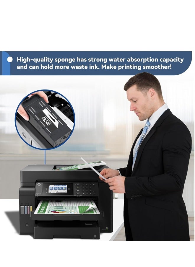 أوفيس ميكر Office Maker C9345 Ink Maintenance Box for EcoTank ET-16600 ET-16650 WF-7840 ET-5850 ET-8550 WF-7310 WF-7820 ET-5880 ET-5800 ET-8500 EC-C7000 ST-C8000 ST-C8090 Printer  - Image 3