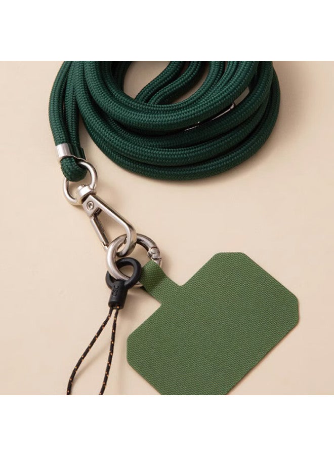 Dipple Dipuer Phone Strap, Neck Strap, Crossbody, Adjustable, Anti-loss, Versatile Phone Case, Durable, Long Style, Dark Green, Long Version - Image 4