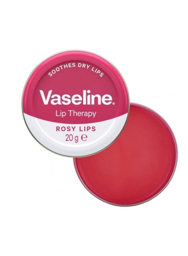 فازلين مرطب الشفاه الوردي – نعومة، ترطيب، ولمسة وردية في كل لمسة مكون من 3 قطع 20جرام - Image 2