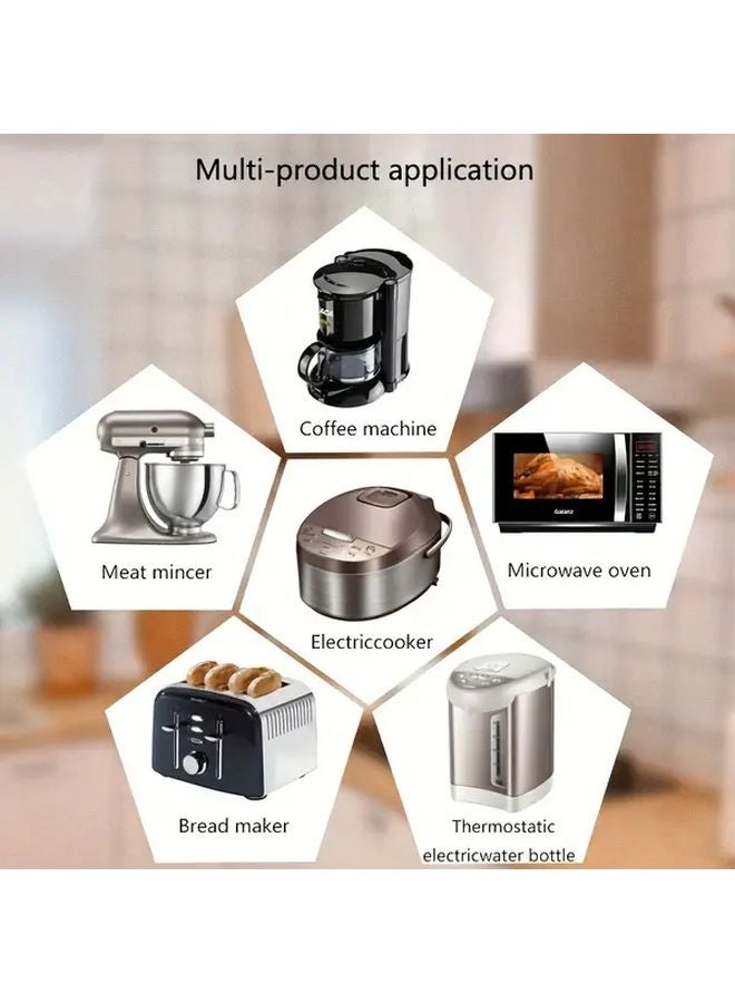 4 قطع منظم كابلات أسود مثبت على الحائط، مشابك متينة لإدارة الأسلاك من البلاستيك للمنزل والمكتب - Image 3