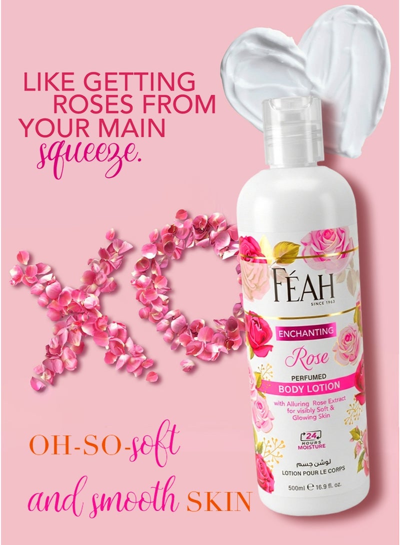 فياح لوشن الجسم بالورد من فيا 500 مل - لوشن مرطب برائحة زهور ناعمة - Image 3
