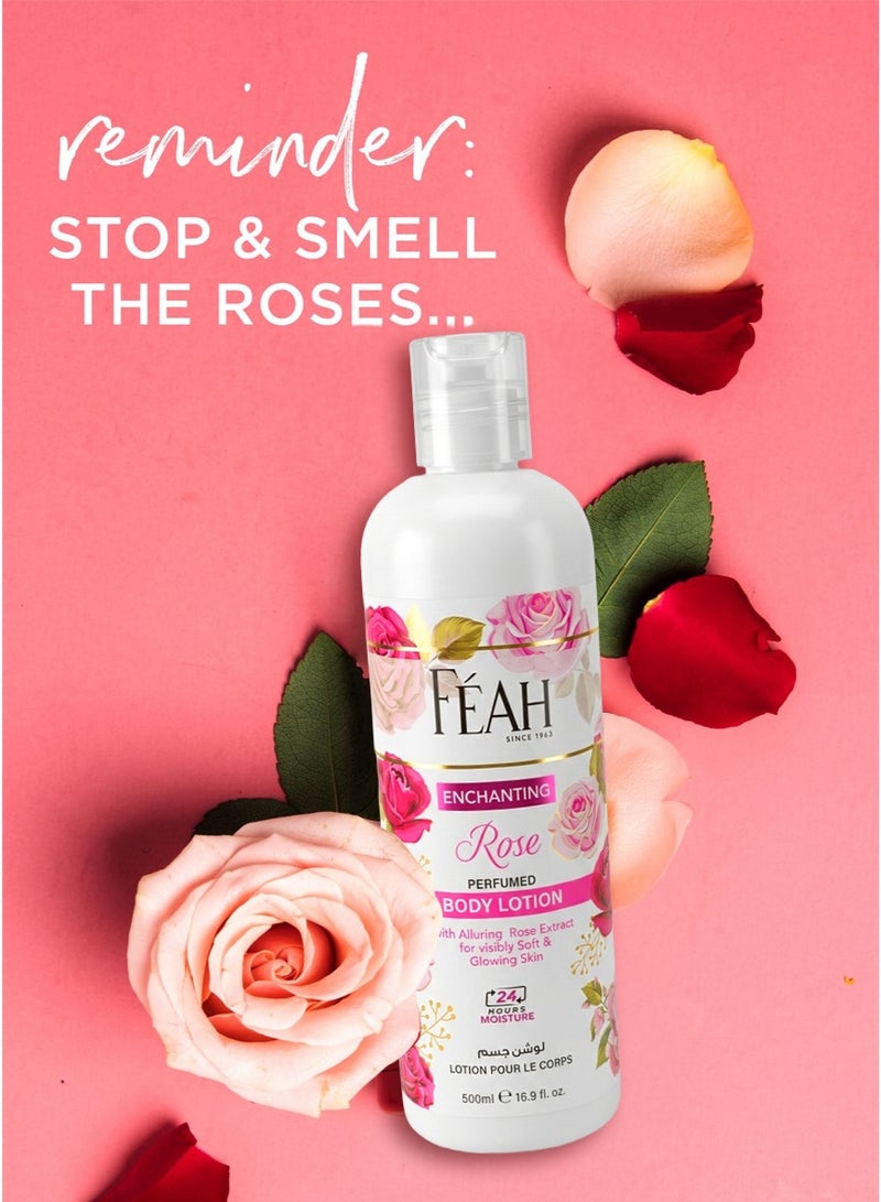 فياح لوشن الجسم بالورد من فيا 500 مل - لوشن مرطب برائحة زهور ناعمة - Image 2