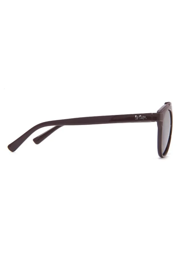 Lee Cooper Polarized Sunglasses Brown Frame Brown Mirror Lens 48mm  - LCK102C02