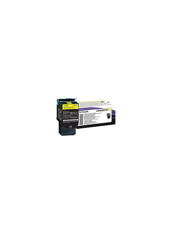 Lexmark LEXMARK C540/C543/C544/X54xx  Yellow Return Program Toner Cartridge 1000