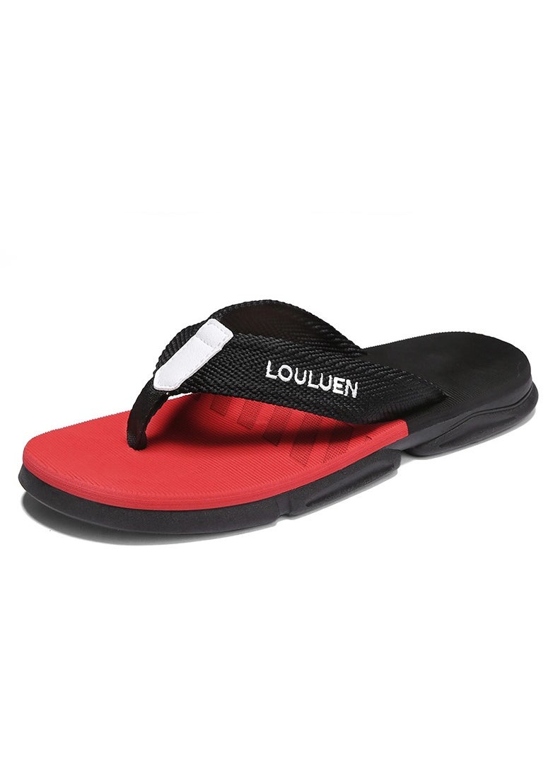 LOULUEN - New Fashionable Herringbone Beach Slippers - Image 1