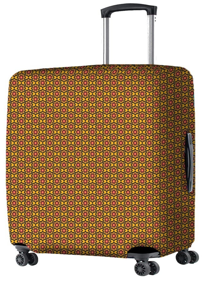 Nasher Miles Polyester 65 (24 Inch) Medium Protective Luggage Cover - Tile Print Design - Image 1