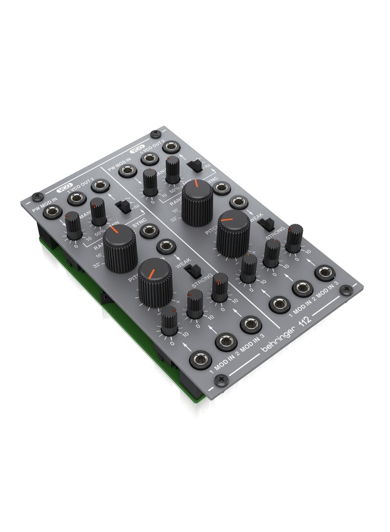 behringer وحدة Behringer التناظرية المزدوجة VCO مع 18 مفتاح تحكم ومفاتيح، 16 حصان، - Image 2