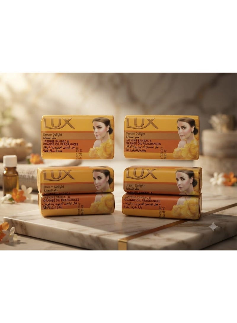 Lux Soap Jasmine Sambac & Orange Oil Fragrances 115 G 4  Pieces (Packaging May Vary) - Image 5