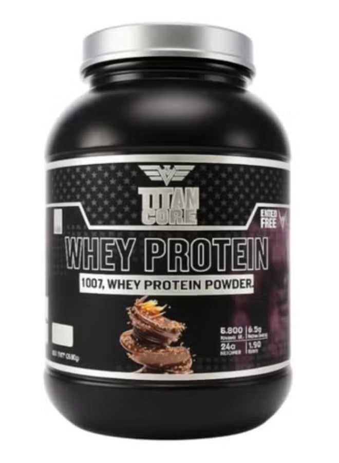 Titan Core 100% Whey Protein – Premium Whey Isolate & Concentrate Blend for Lean Muscle Growth & Recovery - Choco Crunch Flavour - 4 Lbs