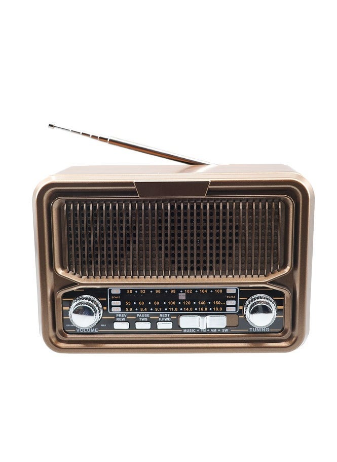 Denx Hi-Fi Radio, Fm/Am/Sw ,Usb/Tf/Bt Player, Rechargeable Battery  - Image 3