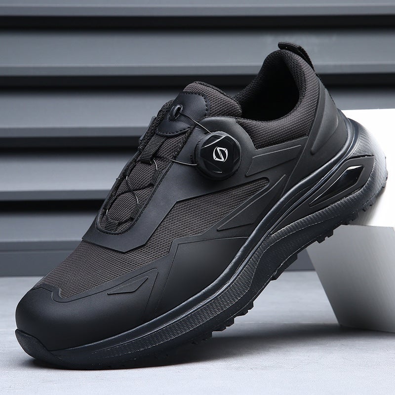 2025 Spring New Fashionable Sports Casual Shoes Men'S Breathable Soft-Soled Outdoor Running Rotary Knob Walking Shoes - Image 1