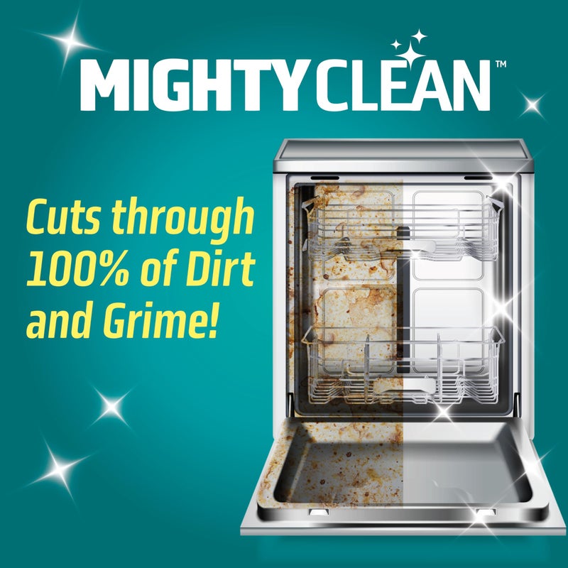 Mighty Clean منظف ومزيل روائح غسالة الصحون 24 عبوة - إمداد لمدة عام من أقراص تنظيف غسالة الصحون العميق، آمنة على الصرف، أقراص تنظيف غسالة الصحون لإزالة الترسبات، تراكم المعادن، والروائح - Image 4