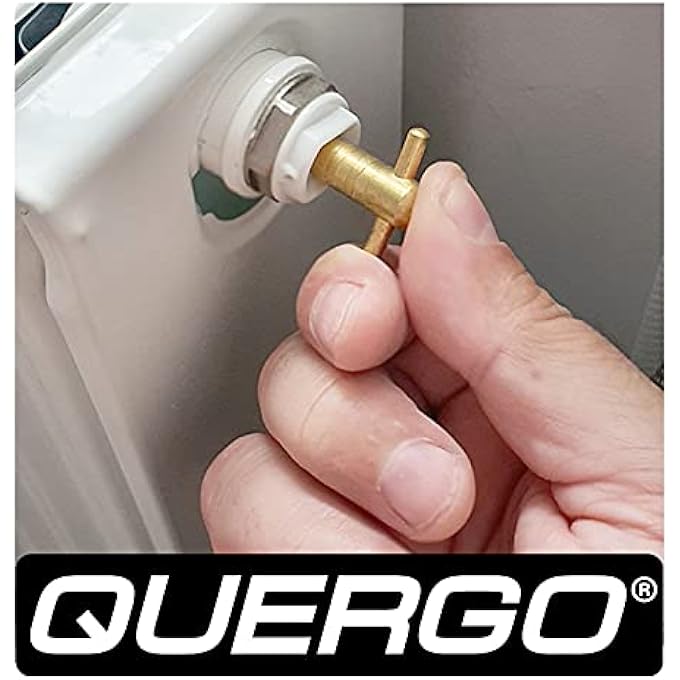 SOLID BRASS RADIATOR KEY - RADIATOR BLEED VENTING KEY - RADIATOR VALVE KEY - VENTING AIR VALVE - PACK OF 2 - GOLD - Image 3