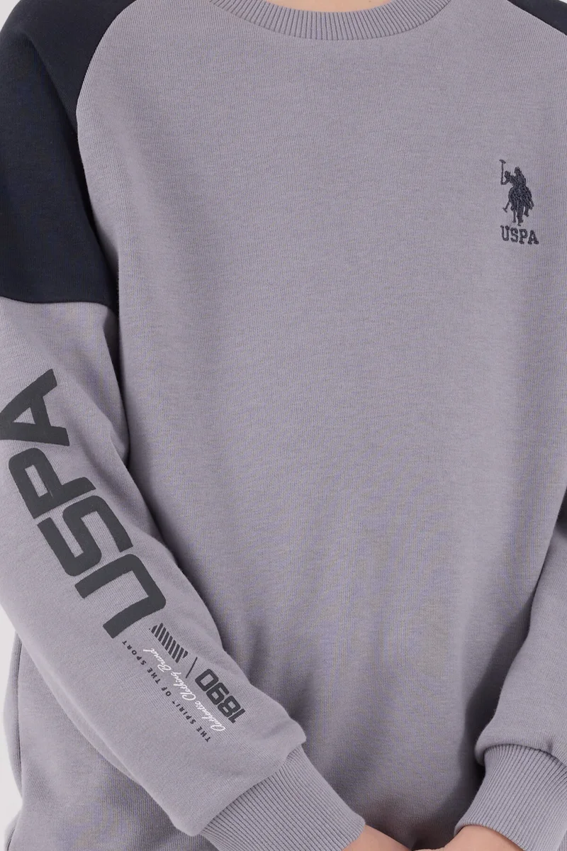 U.S. Polo Assn. U.S. Polo Assn Boys Grey Tracksuit Set
