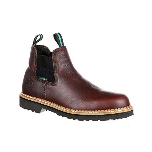 Georgia Boot Georgia Giant High Romeo Waterproof Steel Toe Boot, Soggy Brown, Size 12(W) - Image 4