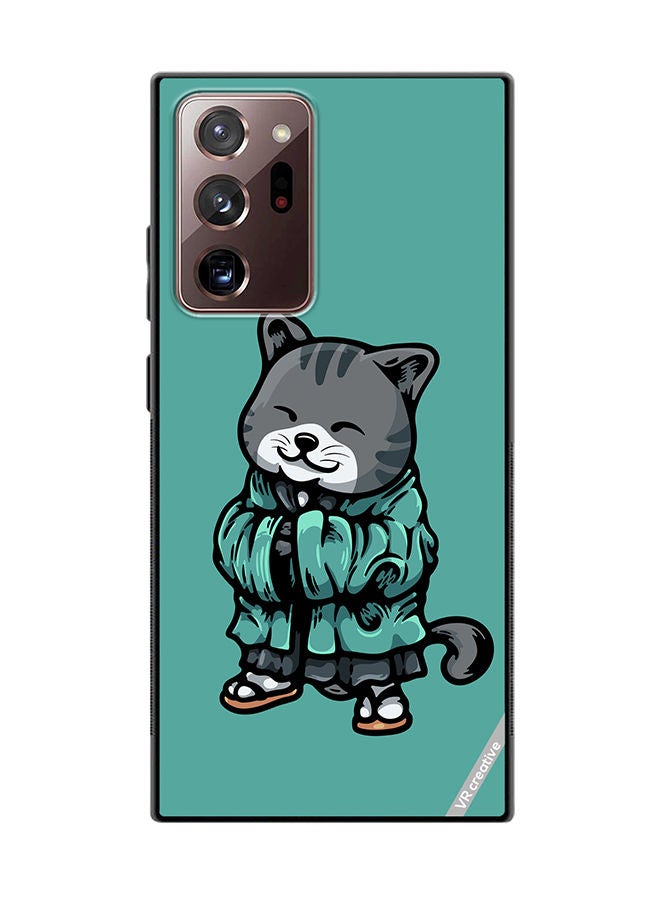 VR CREATIVE Protective Case Cover For Samsung Galaxy Note20 Ultra 5G Kimano Cat Design Multicolour - Image 1