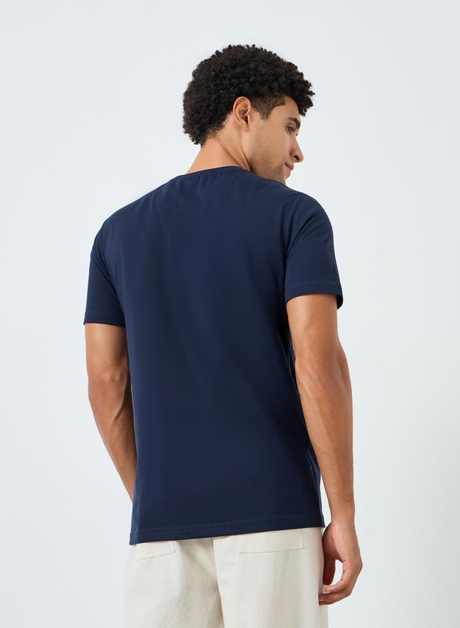 Styli Men Regular Paisley Pocket Print T-Shirt - Image 4