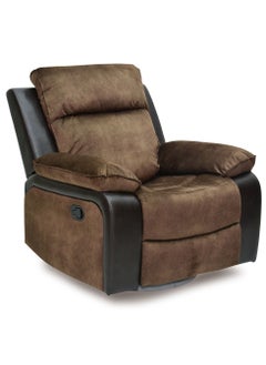 Multi Home Furniture Single Leather Recliner 360 Sofa MH-1145A-30-BROWN Modern Rocker Ergonomic Lounge 360 Degree Swivel Single Sofa Seat  - Image 2