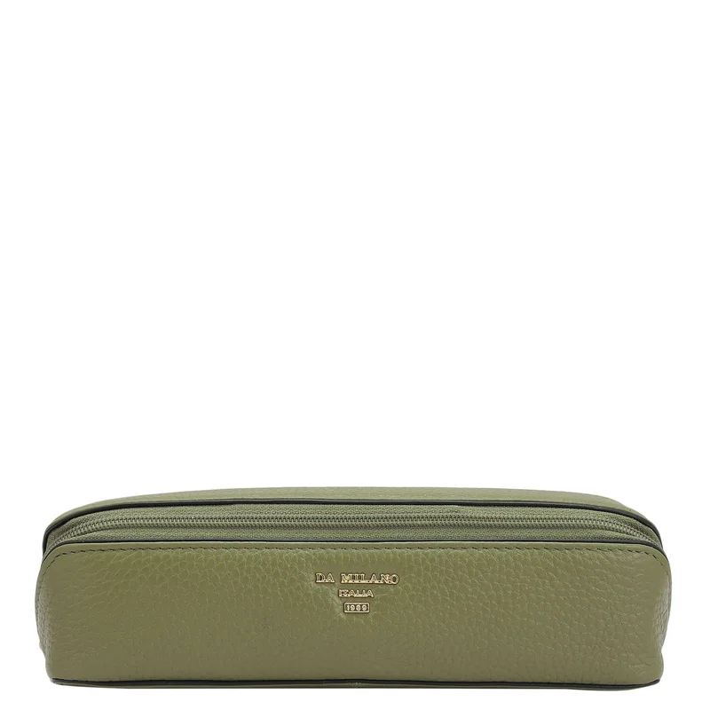 Wax Leather Multi Pouch - Fern