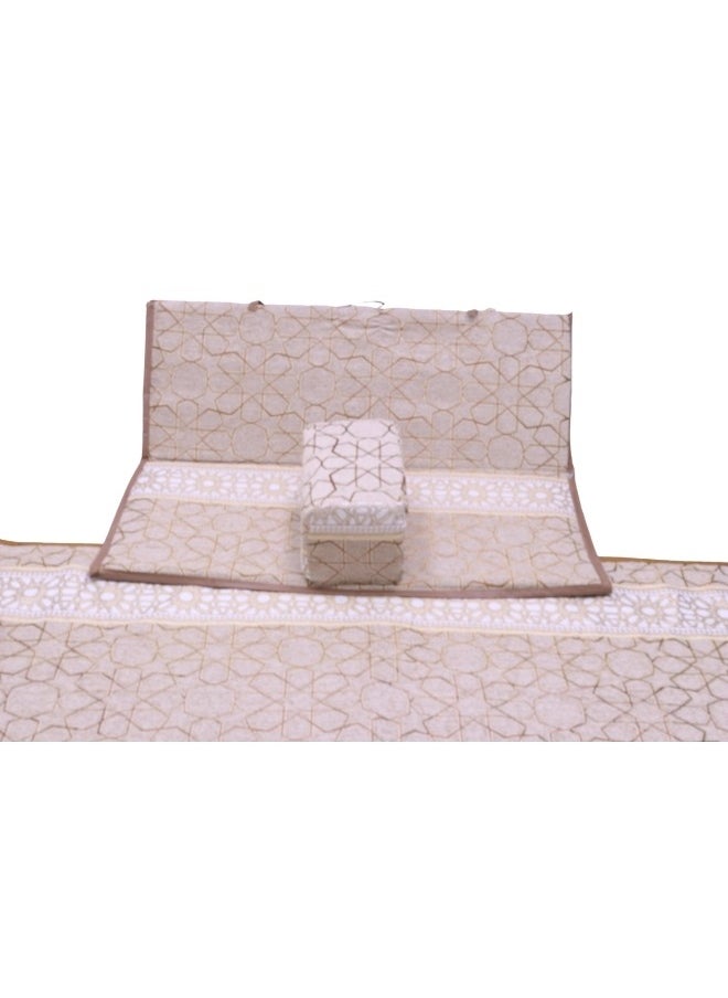 SMART HOME A heritage floor seating set consisting of 9 pieces, suitable for travel, land trips, and the garden. A camping ground mattress set with four perches and 4 chairs, enough for 8 people.  - Image 4