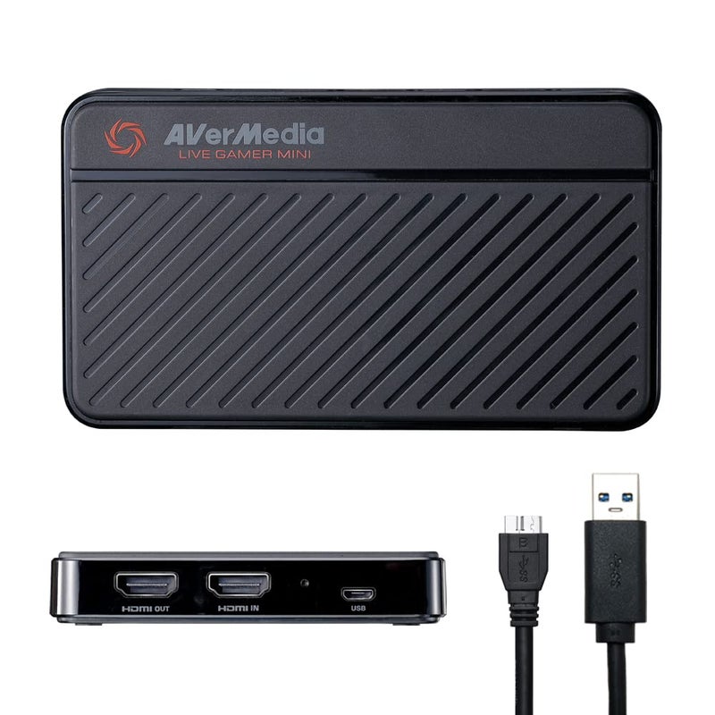 AVerMedia Live Gamer Mini, 1080p60 Capture Card with HDMI Pass-Thru, Plug & Play, for OBS, Xbox Series X/S, PS5, Switch, Win 11/macOS 12 (GC311) - Image 1