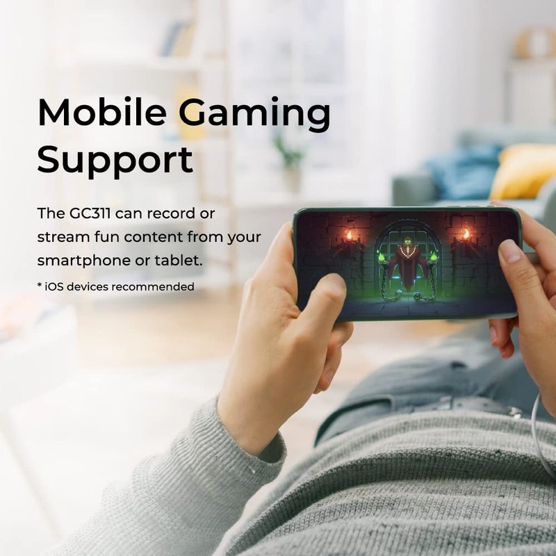 AVerMedia Live Gamer Mini, 1080p60 Capture Card with HDMI Pass-Thru, Plug & Play, for OBS, Xbox Series X/S, PS5, Switch, Win 11/macOS 12 (GC311) - Image 4