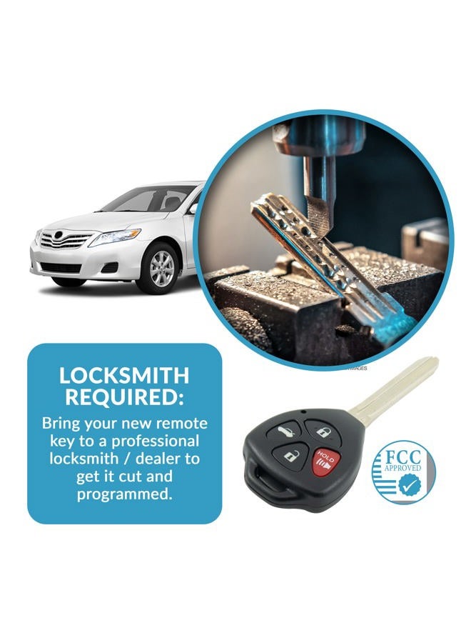 Keyless2Go Replacement for 2 New Keyless Entry Remote Car Key for 2011 Toyota Camry HYQ12BBY with G Chip - Image 5