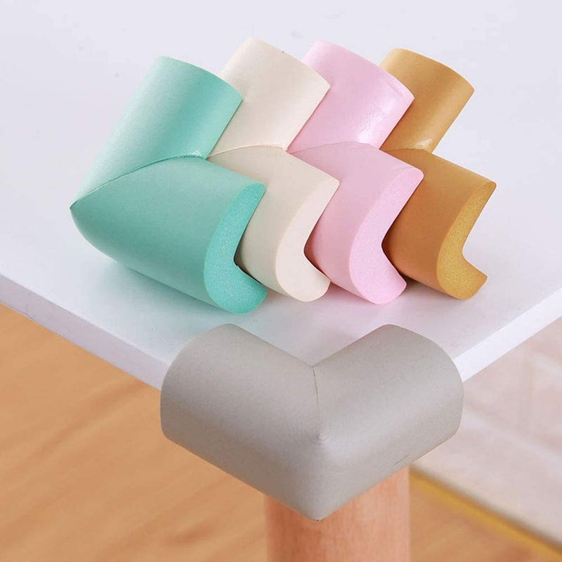 KPNG Corner Protector Baby Proof | Corner Guard Child Safety for Babies, Toddles, Kids | Foam Corner Covers for Furniture, Table, Desk (Random, 16 Piece)