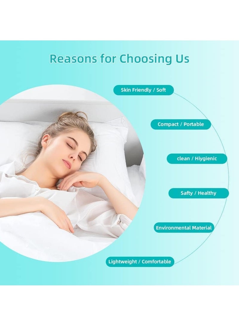 Disposable Bedding Set,Travel Disposable Bed Sheets,Travel Pillow and Blanket Set,Portable Disposable Bed Sheets, for Business Trips, Travel, Hotels(230cm*220cm) - Image 2