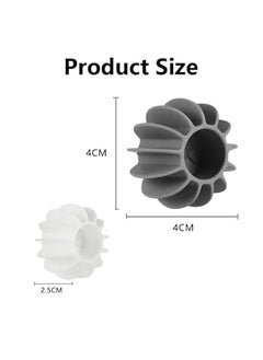 SHOPLUV See Ever Washing Machine Special Ball Silicone Tidy Clothes Deep Cleaning AntiWinding Laundry Washing Balls Washer Balls Reusable Laundry Balls Scrubbing Balls 8Pcs  - Image 2