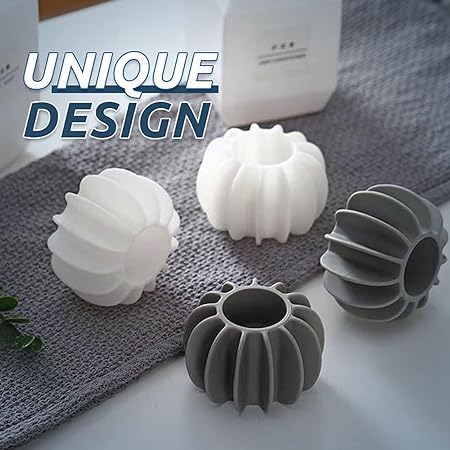 SHOPLUV See Ever Washing Machine Special Ball Silicone Tidy Clothes Deep Cleaning AntiWinding Laundry Washing Balls Washer Balls Reusable Laundry Balls Scrubbing Balls 8Pcs - Image 4