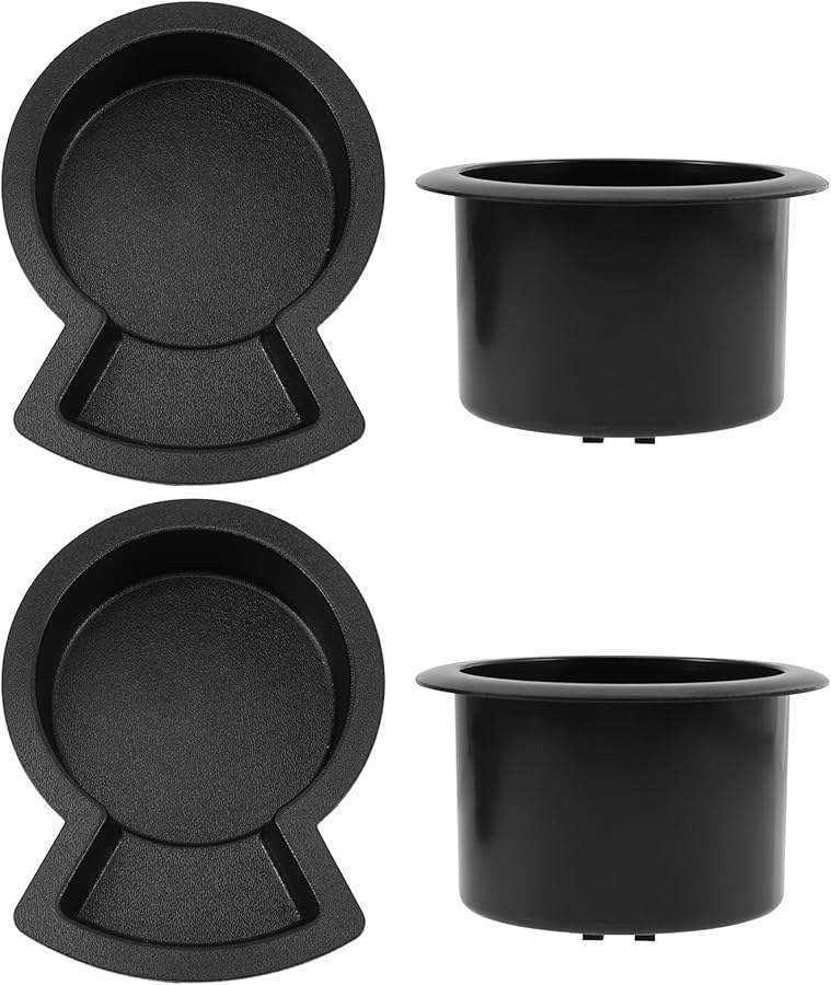 Universal Car Cup Holder Inserts 4 Pack 110mm Outer Diameter 85mm Inner Diameter - Image 1