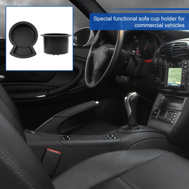 Universal Car Cup Holder Inserts 4 Pack 110mm Outer Diameter 85mm Inner Diameter - Image 5